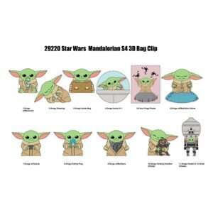 Star Wars 3d Foam Bag Clips Best Of Grogu Series 1 Con Figure Int.