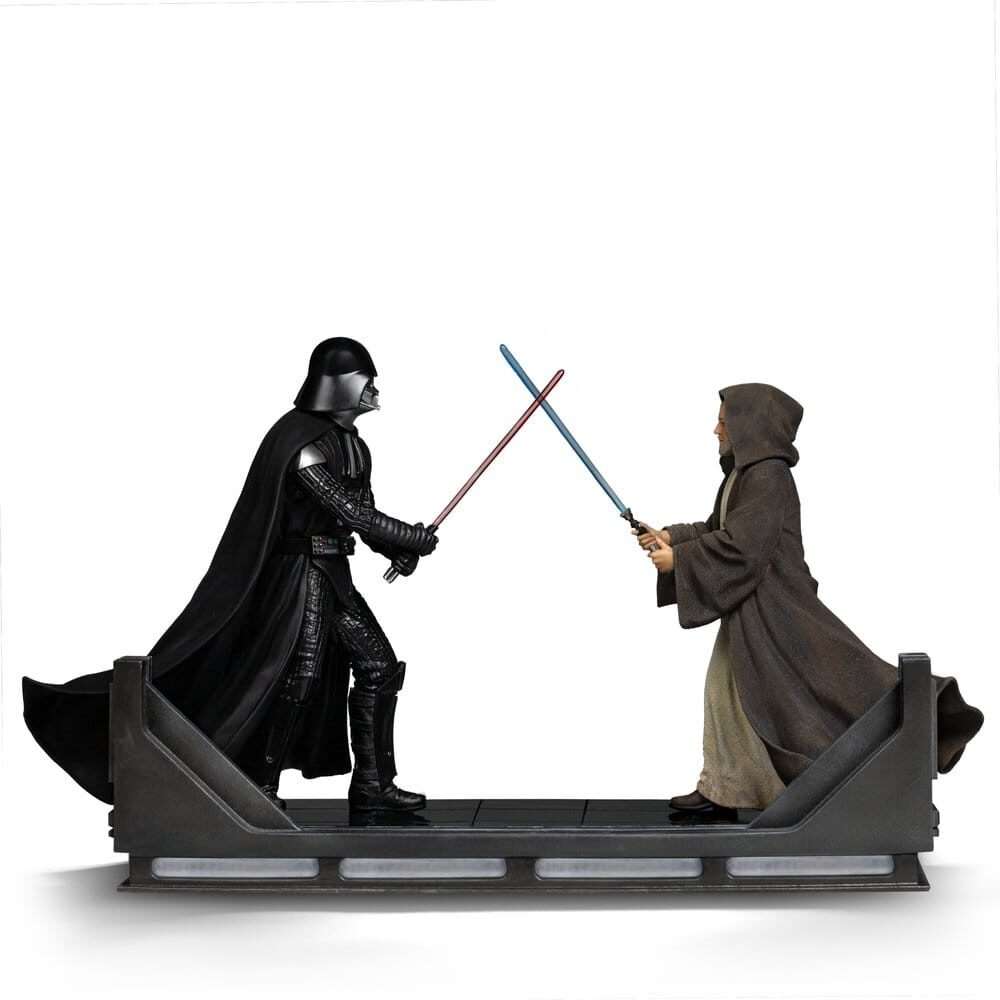 Star Wars Deluxe Art Scale Statua 1/10 Darth Vader Vs Obi-wan Kenobi (ccxp Esclusiva 2025) 24 Cm Iron Studios