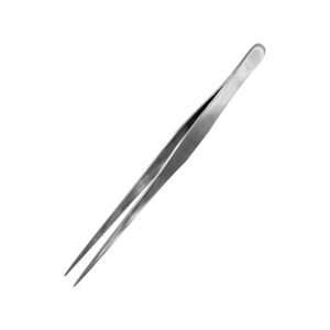 STRAIGHT TIP STAIN STEEL TWEEZERS 175mm ACCESSORI PER MODELLISMO VALLEJO