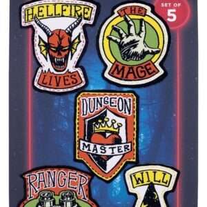 Stranger Things Fabric Patches 5-Pack FaNaTtik