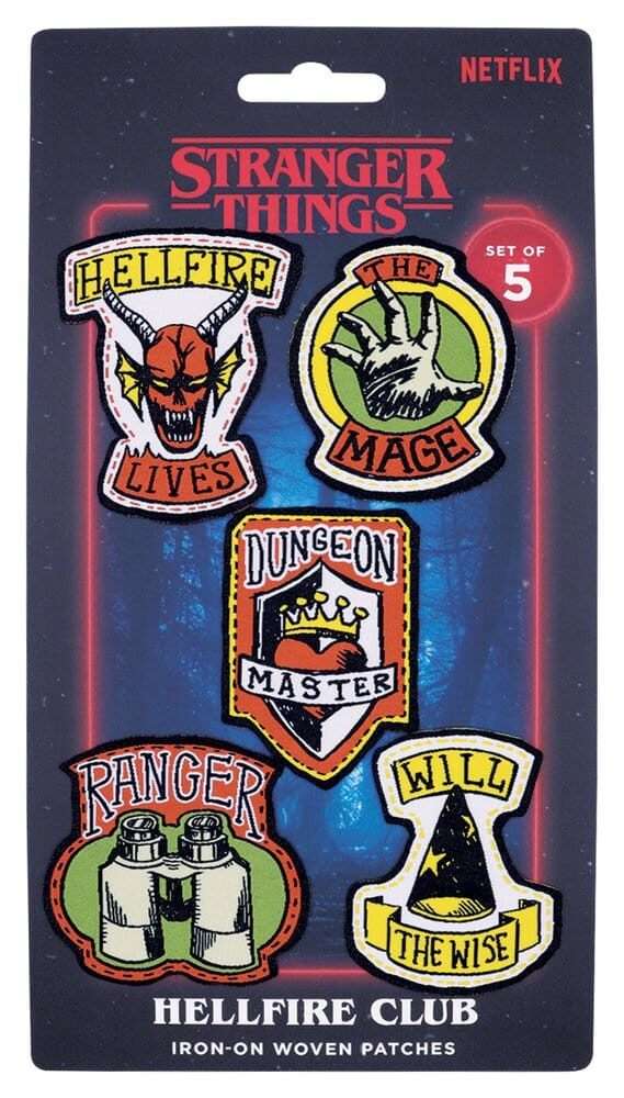 Stranger Things Fabric Patches 5-Pack FaNaTtik