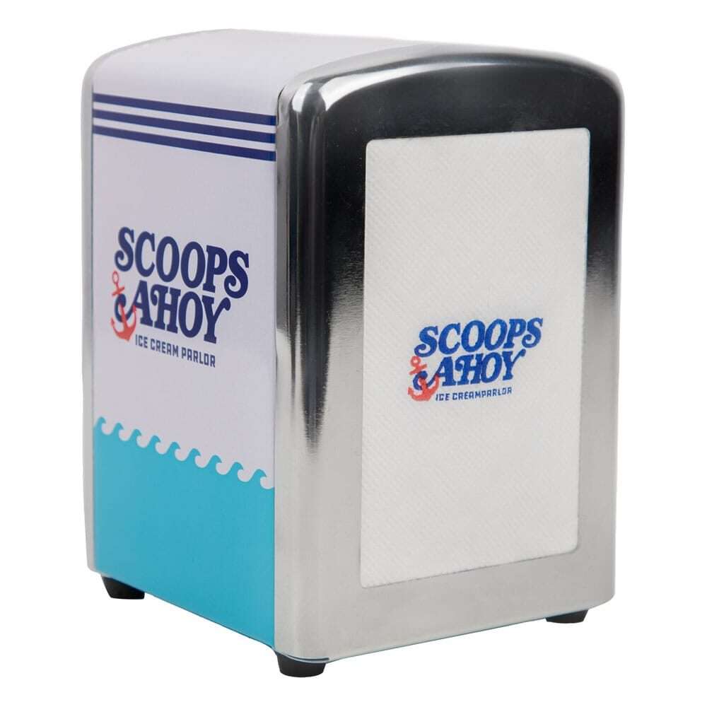 Stranger Things Napkin Dispenser Set Scoops Ahoy Cinereplicas