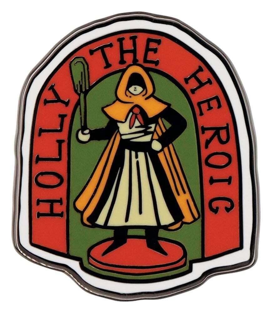 Stranger Things Spilla Badge Holly The Heroic Edizione Limitata Fanattik