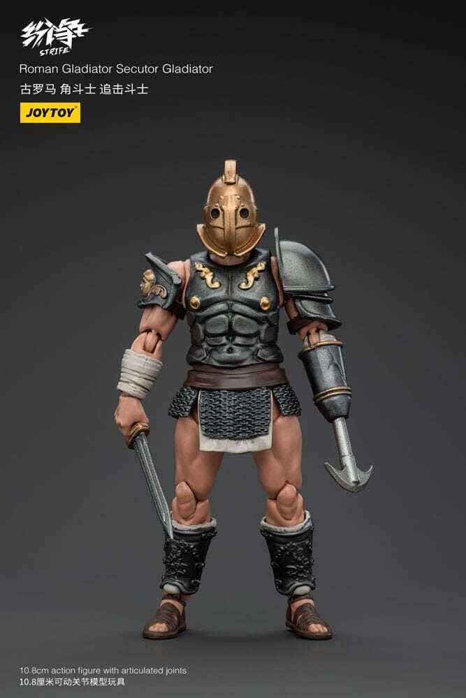 Strife Action Figura 1/18 Roman Gladiator Secutor Gladiator 11 Cm Joy Toy (cn)