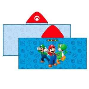 Super Mario Bros microfibre poncho towel Nintendo