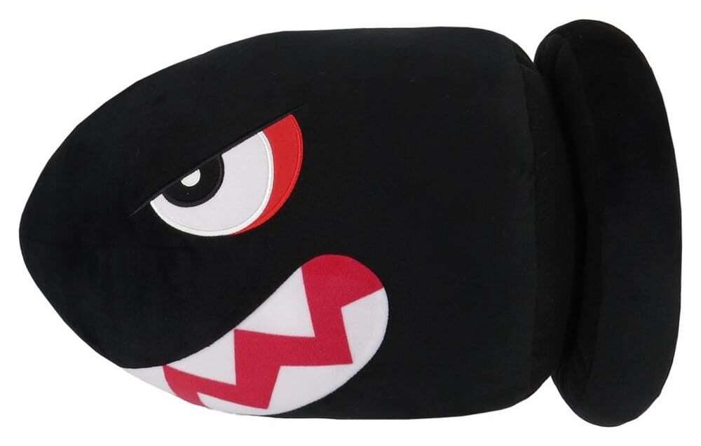 Super Mario Peluche Figura Bullet Bill 38 Cm Sanei