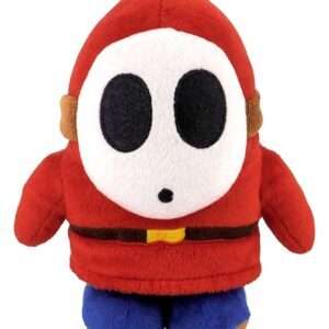 Super Mario Peluche Figura Shy Guy 17 Cm Sanei