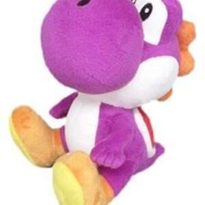 Super Mario Plush Figure Yoshi Purple 21 Cm Sanei