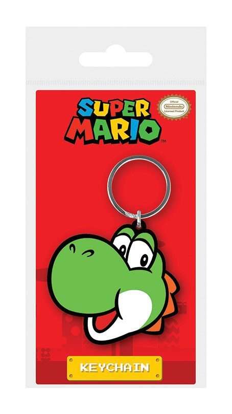 Super Mario Portachiavi in Gomma Yoshi 6 Cm Pyramid International