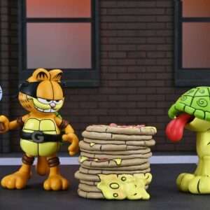 Tartarughe Ninja Archie X Garfield Garfello&odie Af Action Figura Neca