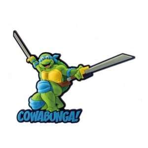 Tartarughe Ninja Soft Touch Magnet Leonardo Con Figura Int.