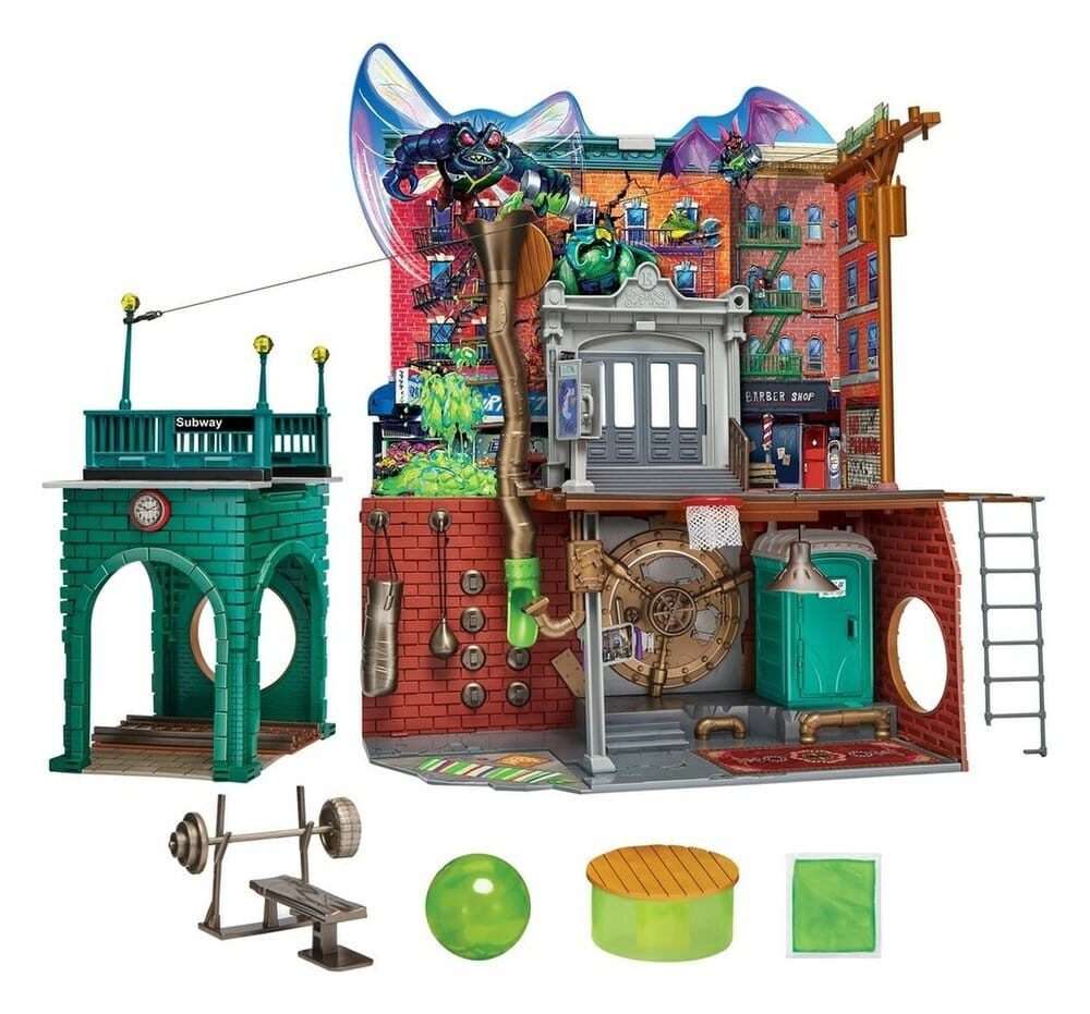 Teenage Mutant Ninja Turtles: Mutant Mayhem Playset Sewer Lair New Version Playmates