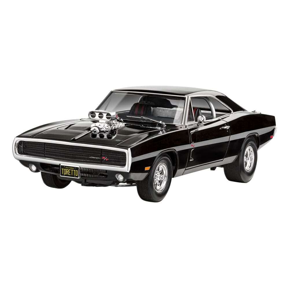 The Fast & Furious Model Kit Con Basic Accessories Dominic's 1970 Dodge Charger Revell
