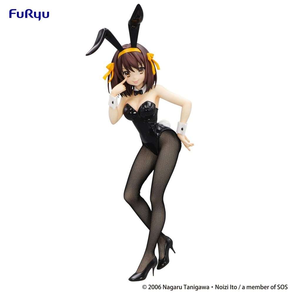 The Melancholy Of Haruhi Suzumiya Bicute Bunnies Pvc Statua Haruhi Suzumiya 26 Cm Furyu