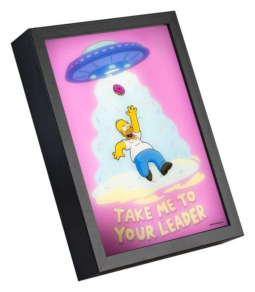 The Simpsons Framed LED Poster 20 X 28 Cm Grupo Erik