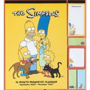 The Simpsons Magnetic Planner 2026/27 30 X 35 Cm Grupo Erik