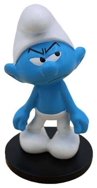 The Smurfs Statua Grouchy Smurf 11 Cm Puppy