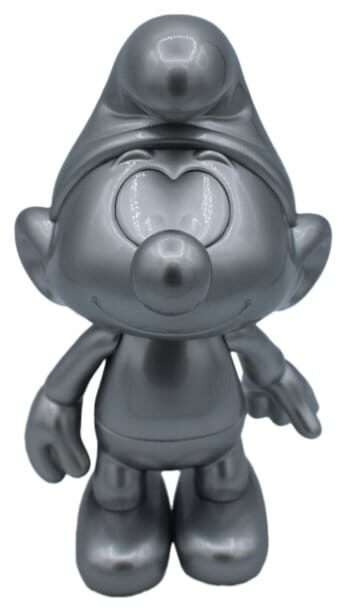 The Smurfs Vinile Figura Smurf Silver 19 Cm Puppy