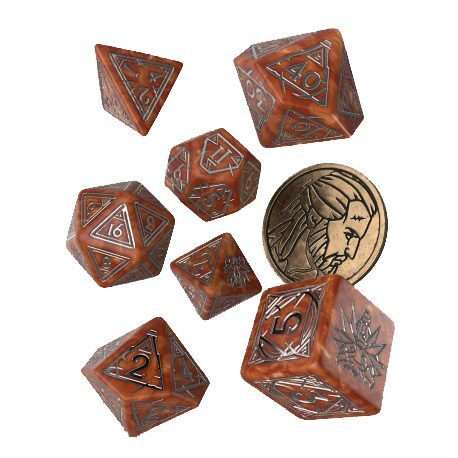 The Witcher Dice Set Geralt The Monster Slayer (7) Q Workshop