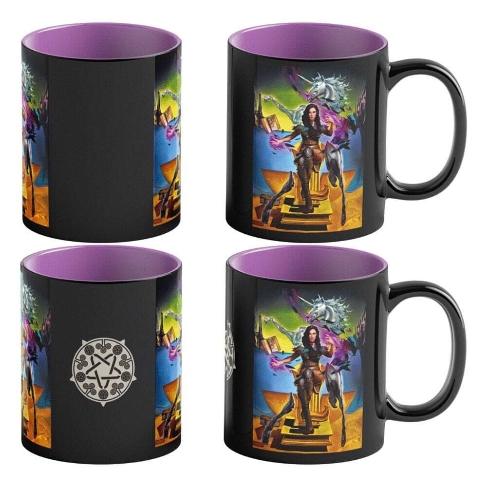 The Witcher Iii: Wild Hunt Game Art Chronicles Heat Change Tazza Yennefer Inspired By Salvador Dali 450 Ml Good Loot