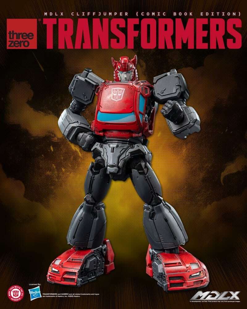 Transformers Mdlx Action Figura Cliffjumper (comic Book Edition) 12 Cm Threezero
