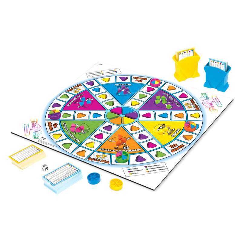 Trivial Familia Gioco di Società In Spagnolo Hasbro