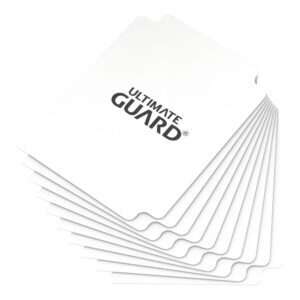 Ultimate Guard Card Dividers Standard Size (10) - White Ultimate Guard