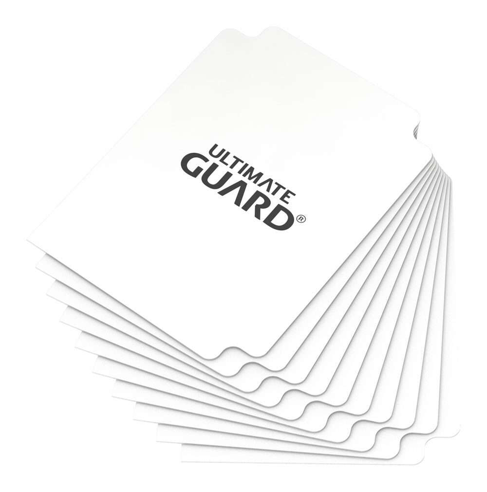 Ultimate Guard Card Dividers Standard Size (10) - White Ultimate Guard