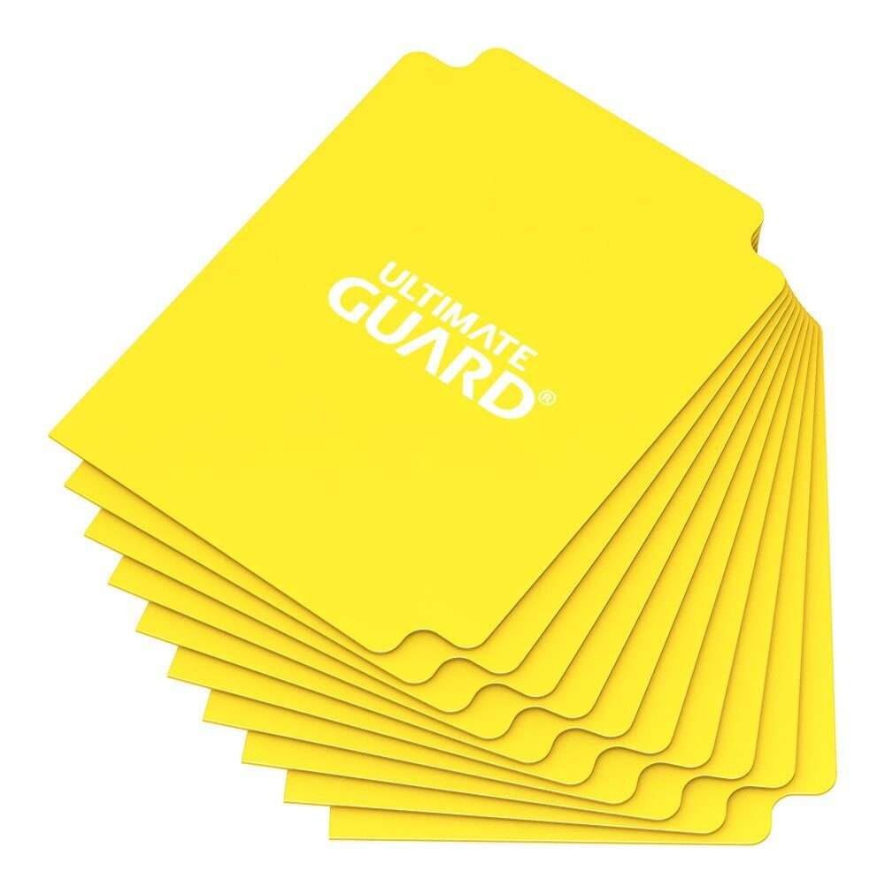 Ultimate Guard Card Dividers Standard Size (10) - Yellow Ultimate Guard