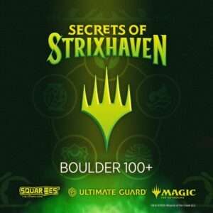 Ultimate Guard RTE Boulder 100+ Magic: The Gathering "Secrets Of Strixhaven" - Silverquill Ultimate Guard