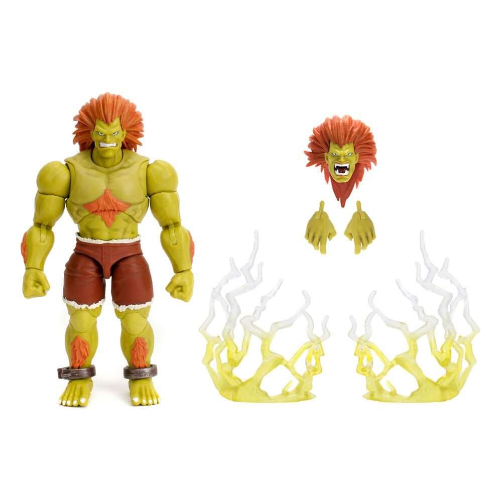 Ultra Street Fighter Ii: The Final Challengers Action Figura 1/12 Blanka 19 Cm Jada Toys