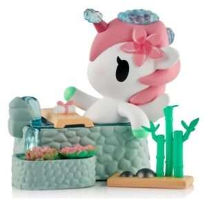 Unicorno Window Box Figura Spa Day Hot Springs Oasis 7 Cm Tokidoki