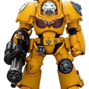 Warhammer 40,000 Action Figura Imperial Fists Terminator 3 Con Power Fist E Assault Cannon 14 Cm Joy Toy (cn)
