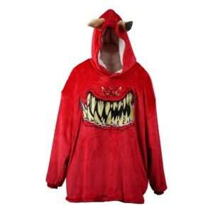 Warhammer 40k Oversized Felpa Con Cappuccio Blanket Squig Red Aaa Merchandise