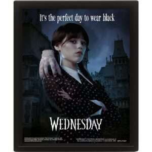 Wednesday 3D Lenticular Poster Perfect Day Pyramid International