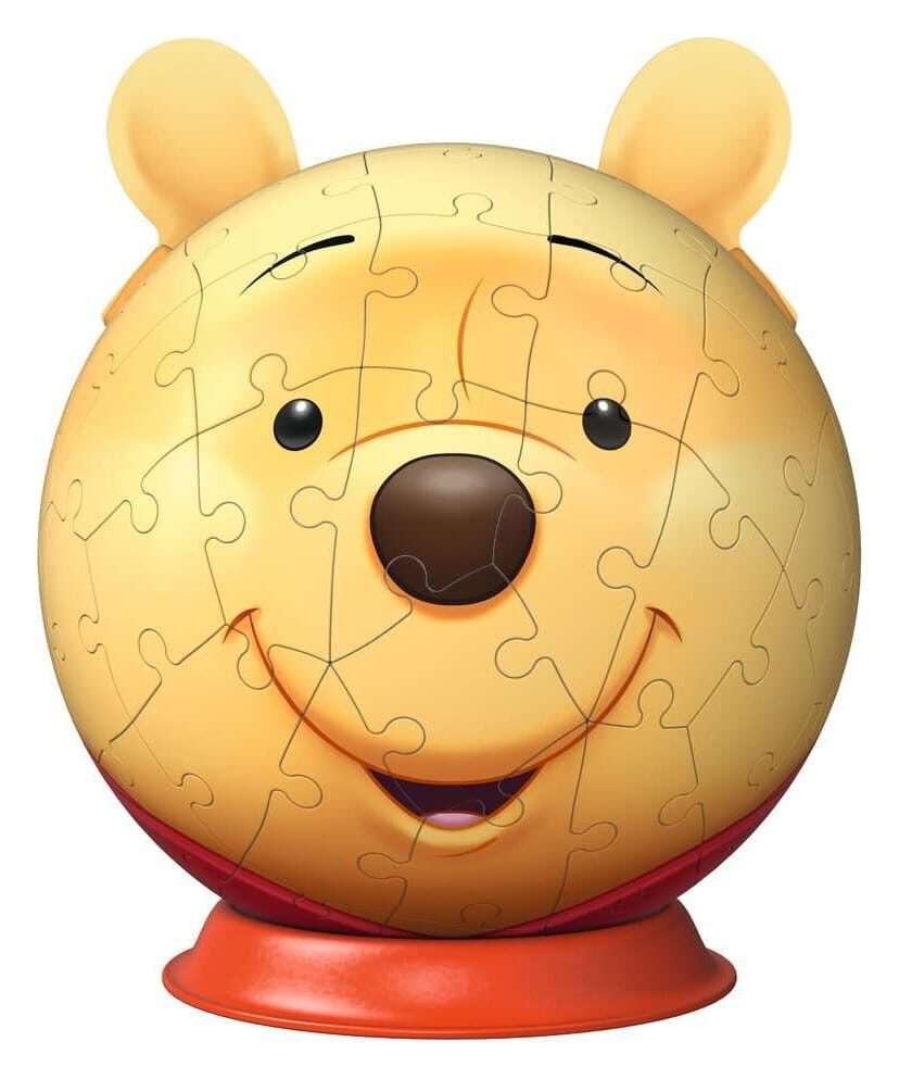 Winnie The Pooh 3d Jigsaw Puzzle Ball Con Ears (77 Pezzi) Ravensburger