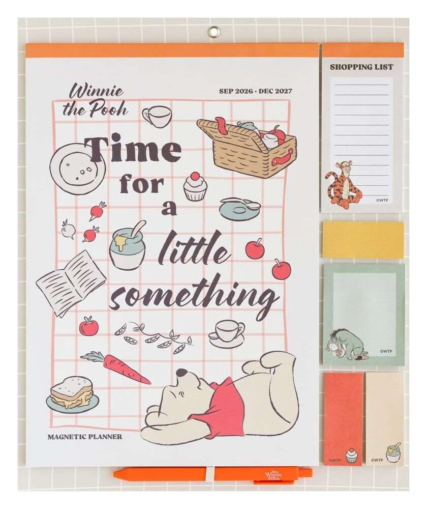 Winnie The Pooh Magnetic Planner 2026/27 30 X 35 Cm Grupo Erik