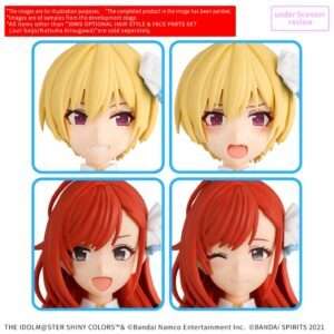 30MS OP HAIR STYLE & FACE SET JURI/NATSU Model Kit Bandai Model Kit Gunpla