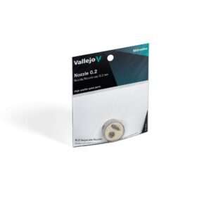 AIRBRUSH PARTS 90016 0.2 REPLACEMENT NOZZLE/NOZZLE CAP INNOVATOR & PROFINISH ONLY Accessori Per Modellismo VALLEJO