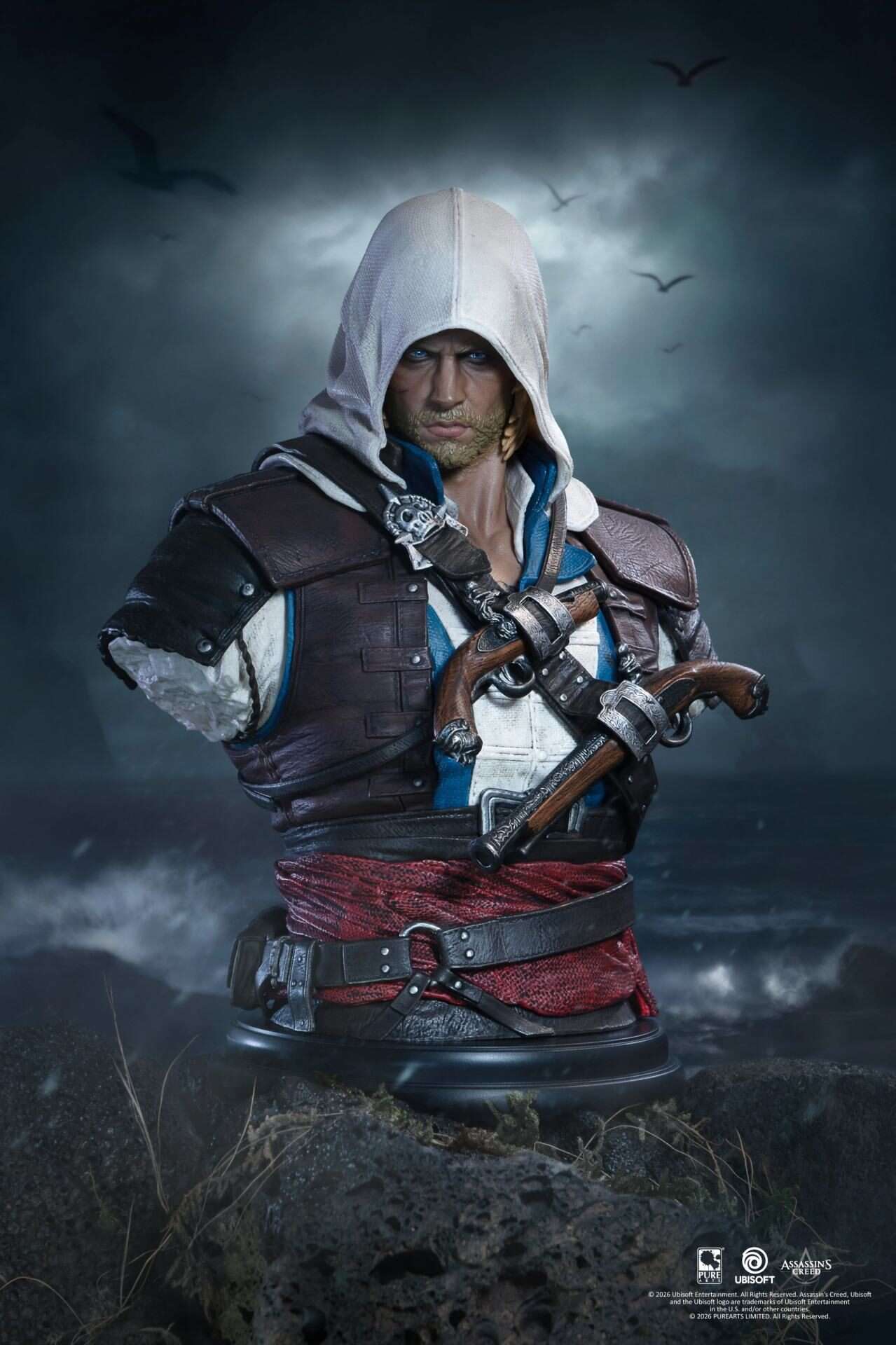 Assassin’s Creed Black Bandiera Resynced Edward Kenway 1/4 Scale Busto Busto Pure Arts