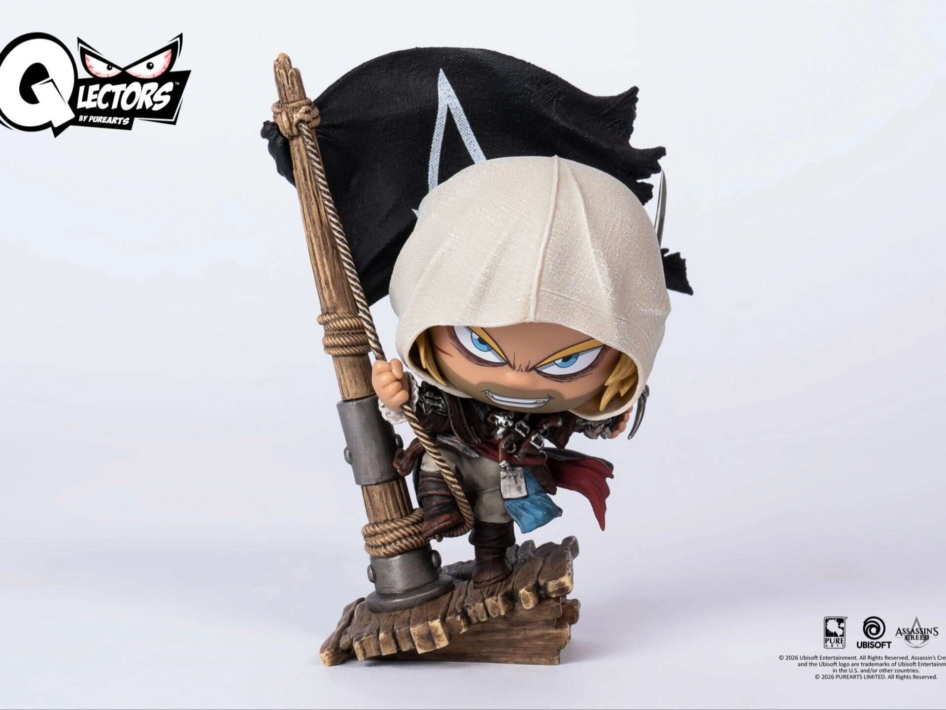 Assassin’s Creed Black Bandiera Resynced Edward Kenway Qlectors Figura Figura Pure Arts
