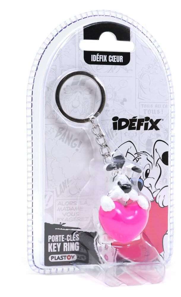 Asterix Keychain Dogmatix Pink Heart (Blister) Plastoy