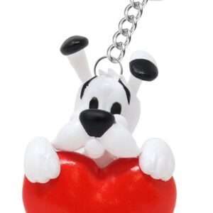 Asterix Keychain Dogmatix Red Heart Plastoy