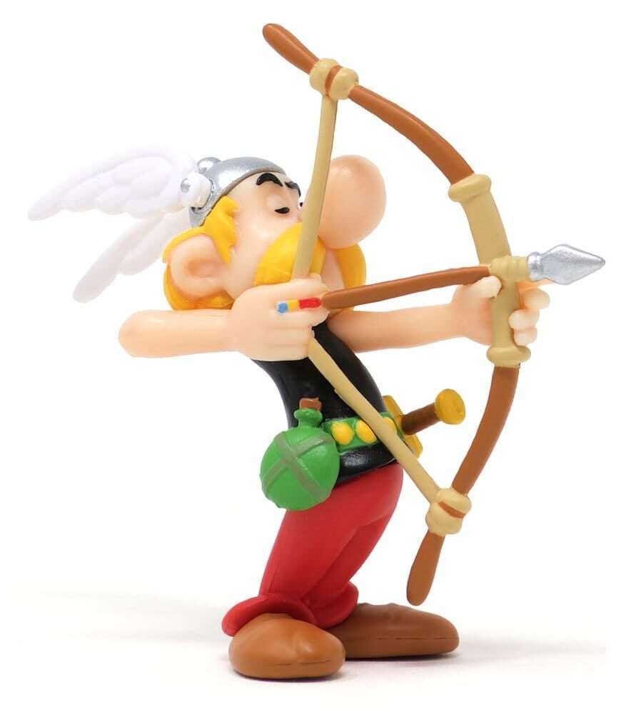 Asterix PVC Figure Bow Shooting 6.5 Cm Plastoy