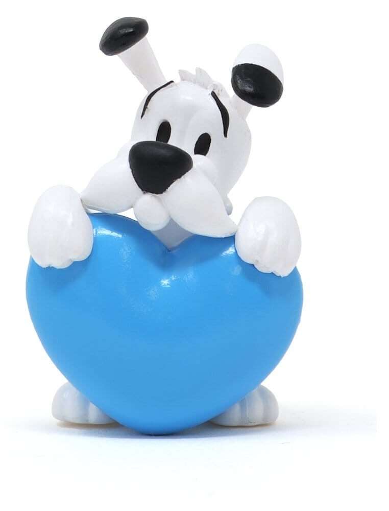 Asterix PVC Figure Dogmatix Blue Heart 4.5 Cm Plastoy