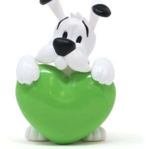 Asterix PVC Figure Dogmatix Green Heart 4.5 Cm Plastoy