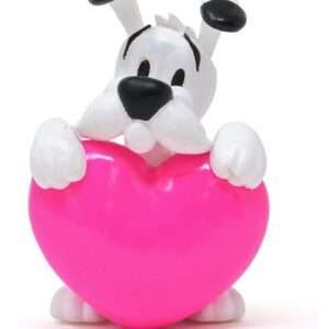 Asterix PVC Figure Dogmatix Pink Heart 4.5 Cm Plastoy