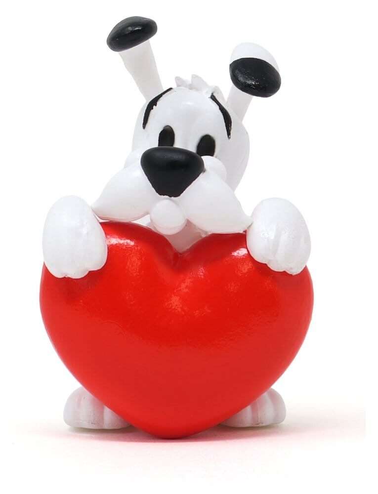 Asterix PVC Figure Dogmatix Red Heart 4.5 Cm Plastoy