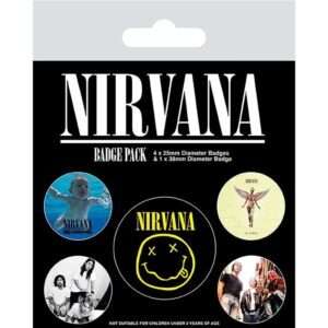 BADGE PACK NIRVANA (ICONIC) SPILLA PYRAMID INTERNATIONAL