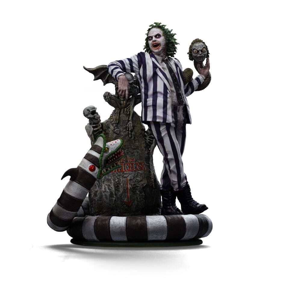 Beetlejuice Art Scale Statua 1/10 Beetlejuice 19 Cm Iron Studios